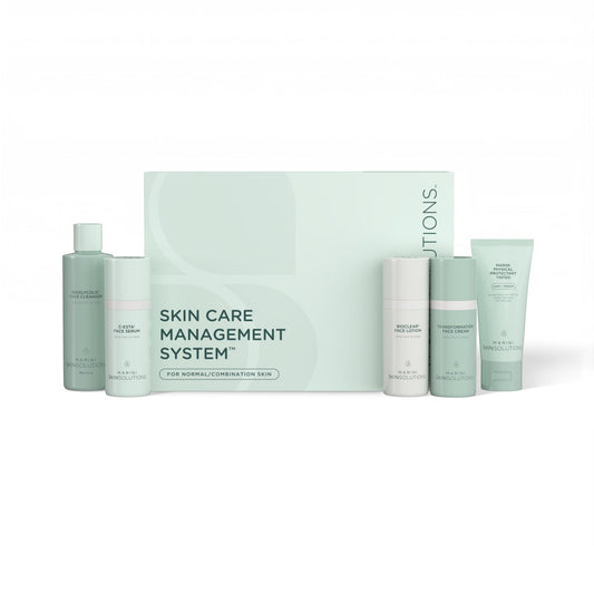 Marini SkinSolutions Skin Care System packaging shows premium, cruelty-free, USA-made quality.