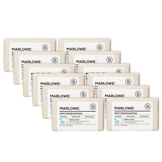 MARLOWE No. 102 bar soap with sage and fir scent for daily cleansing