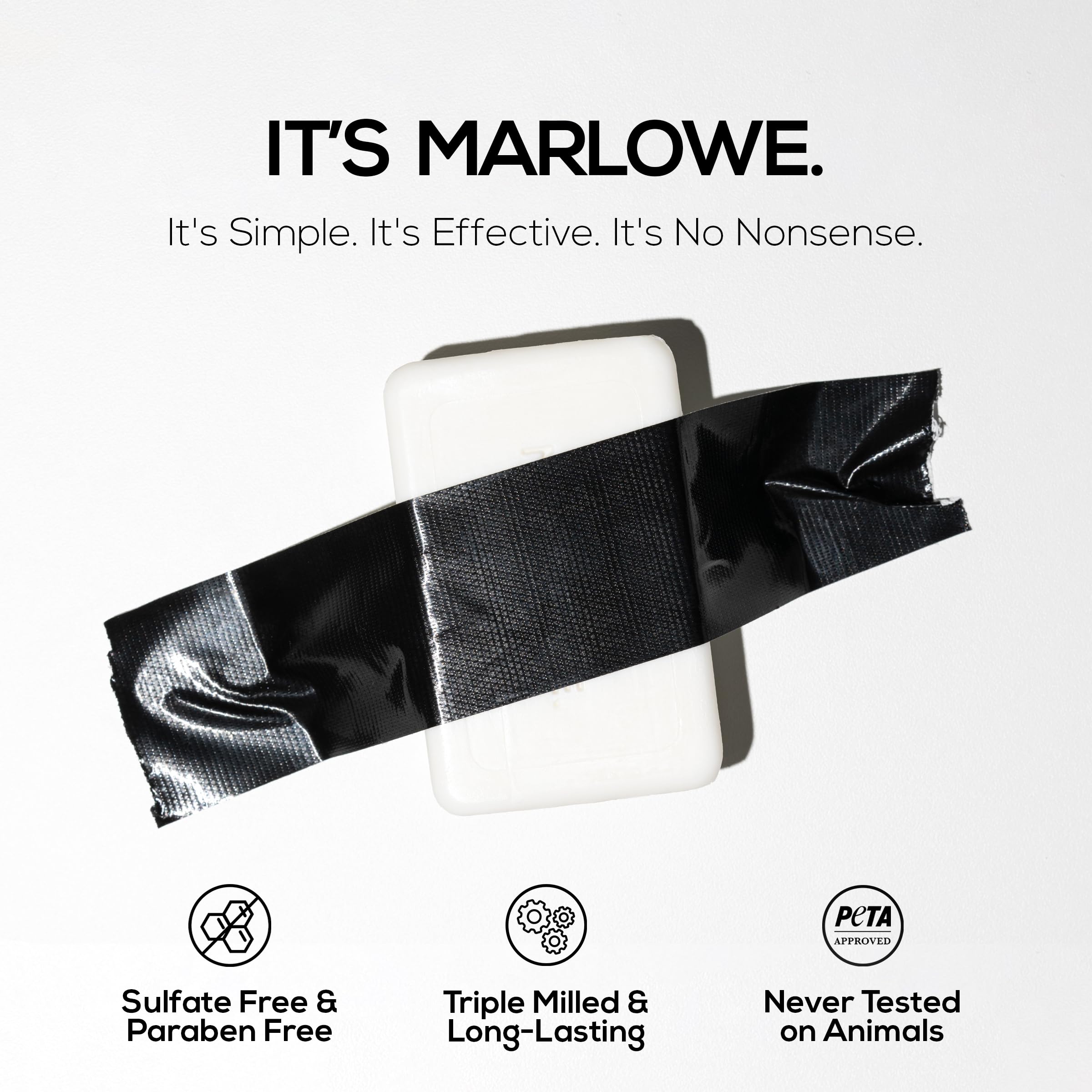 MARLOWE No. 105 bar soap green tea extracts calm and refresh