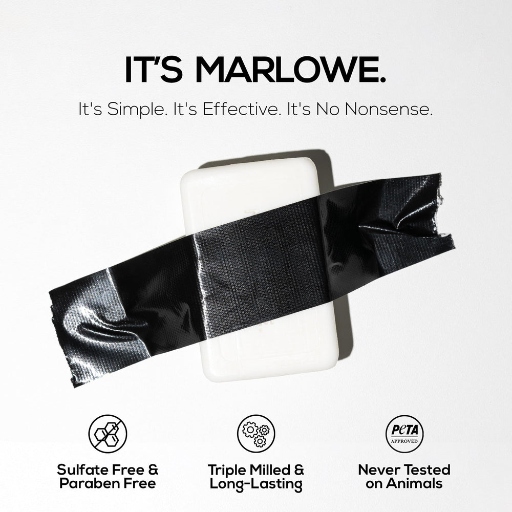 MARLOWE No. 105 bar soap green tea extracts calm and refresh