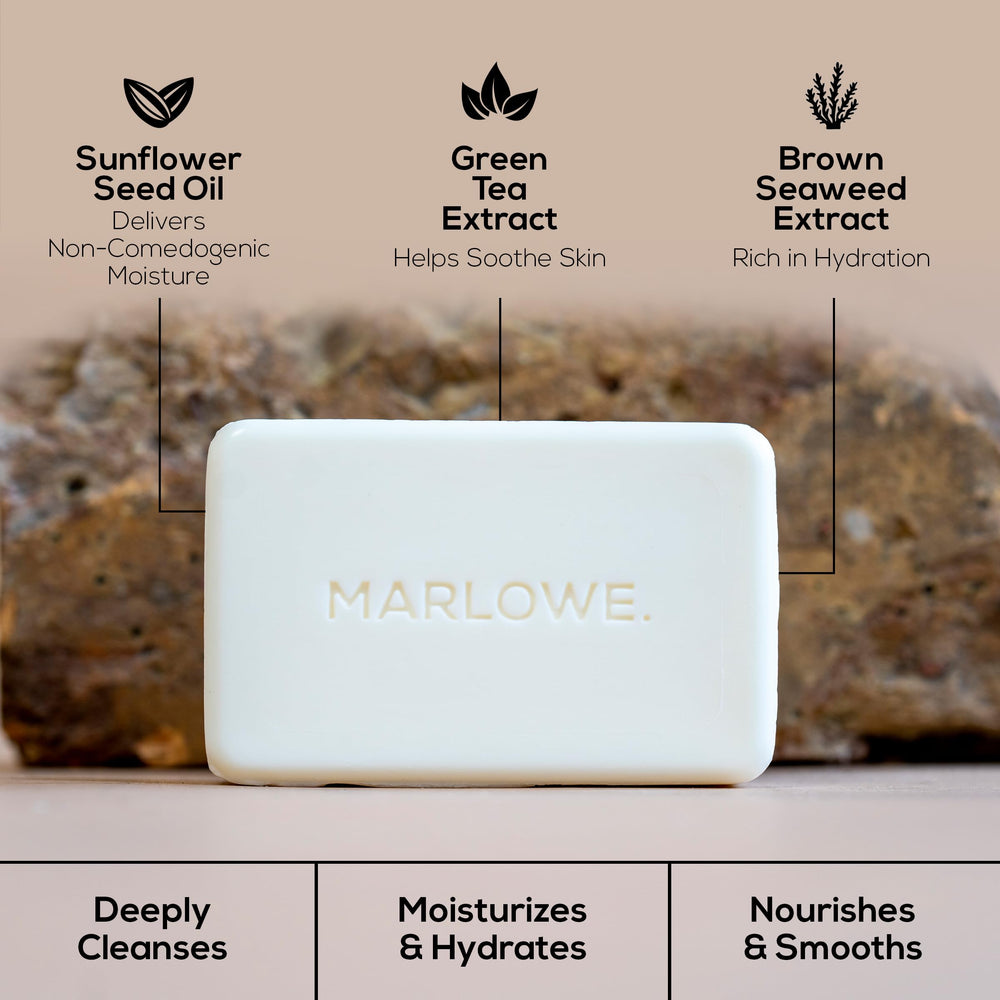 MARLOWE No. 105 bar soap sage fir scent offers fresh woodsy aroma