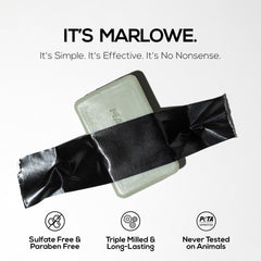 MARLOWE No.108 avocado oil and shea butter boost moisture during wash.
