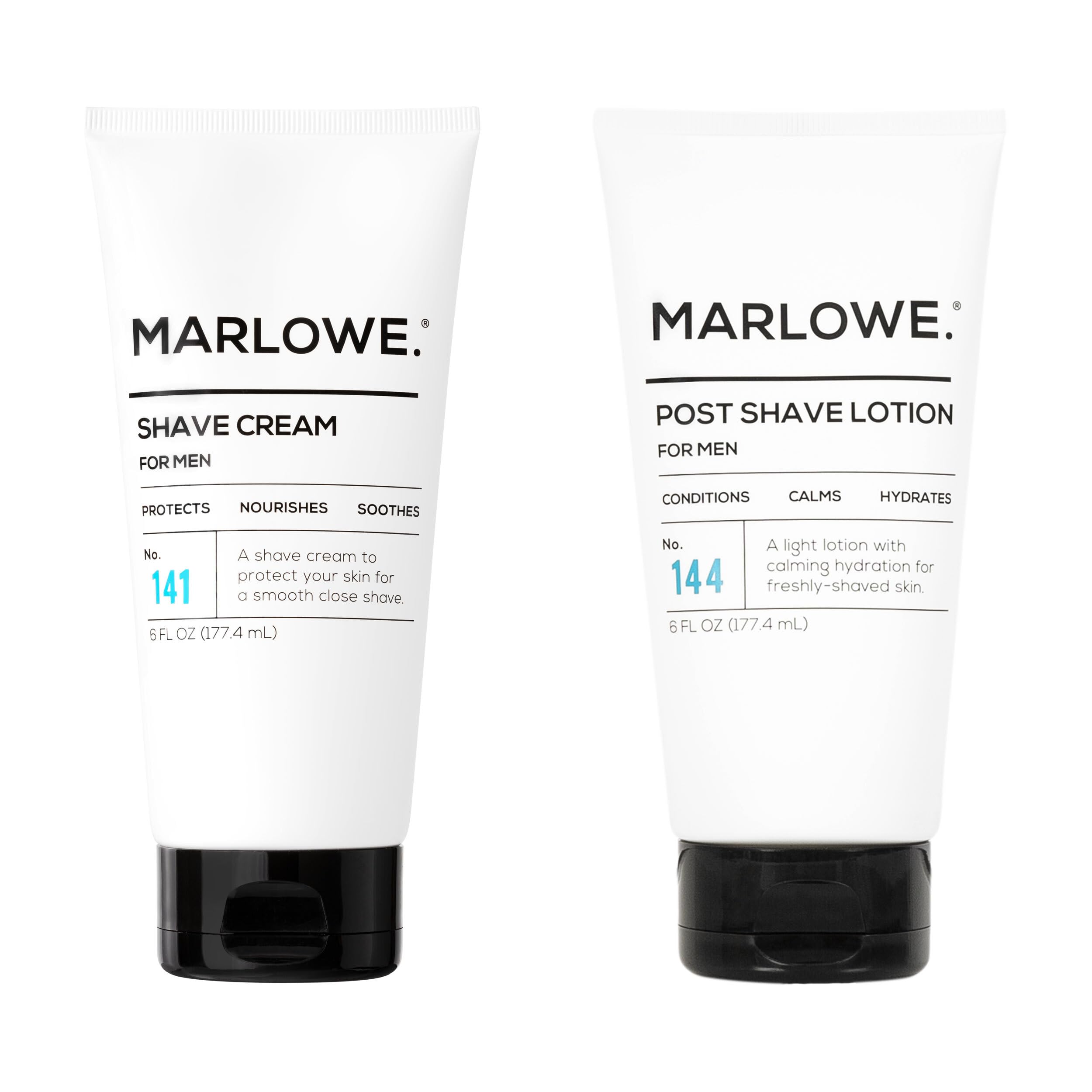 Marlowe No. 141 shave cream jar for rich lather and close shave prep.