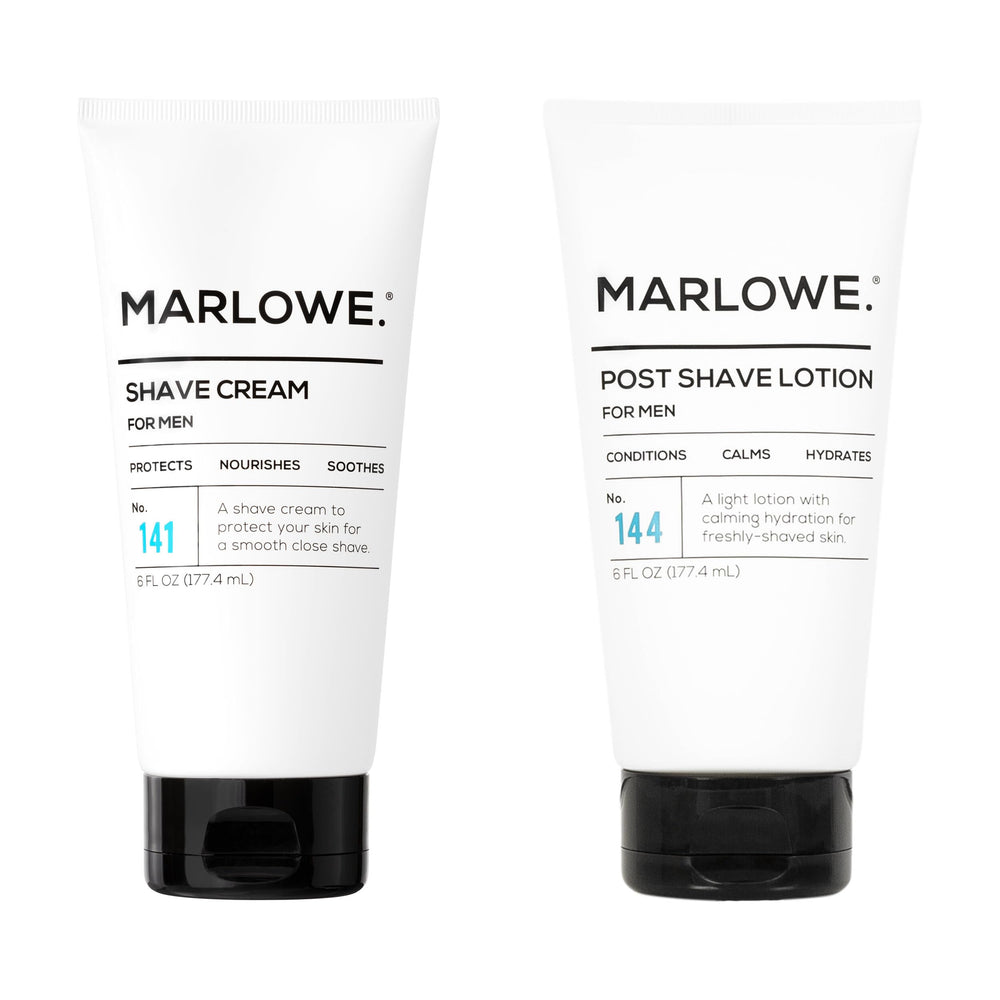 Marlowe No. 141 shave cream jar for rich lather and close shave prep.