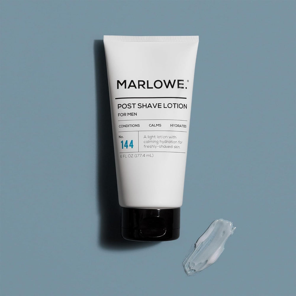 Marlowe No. 141 shave cream lather close-up showing aloe-citrus notes for refreshment.