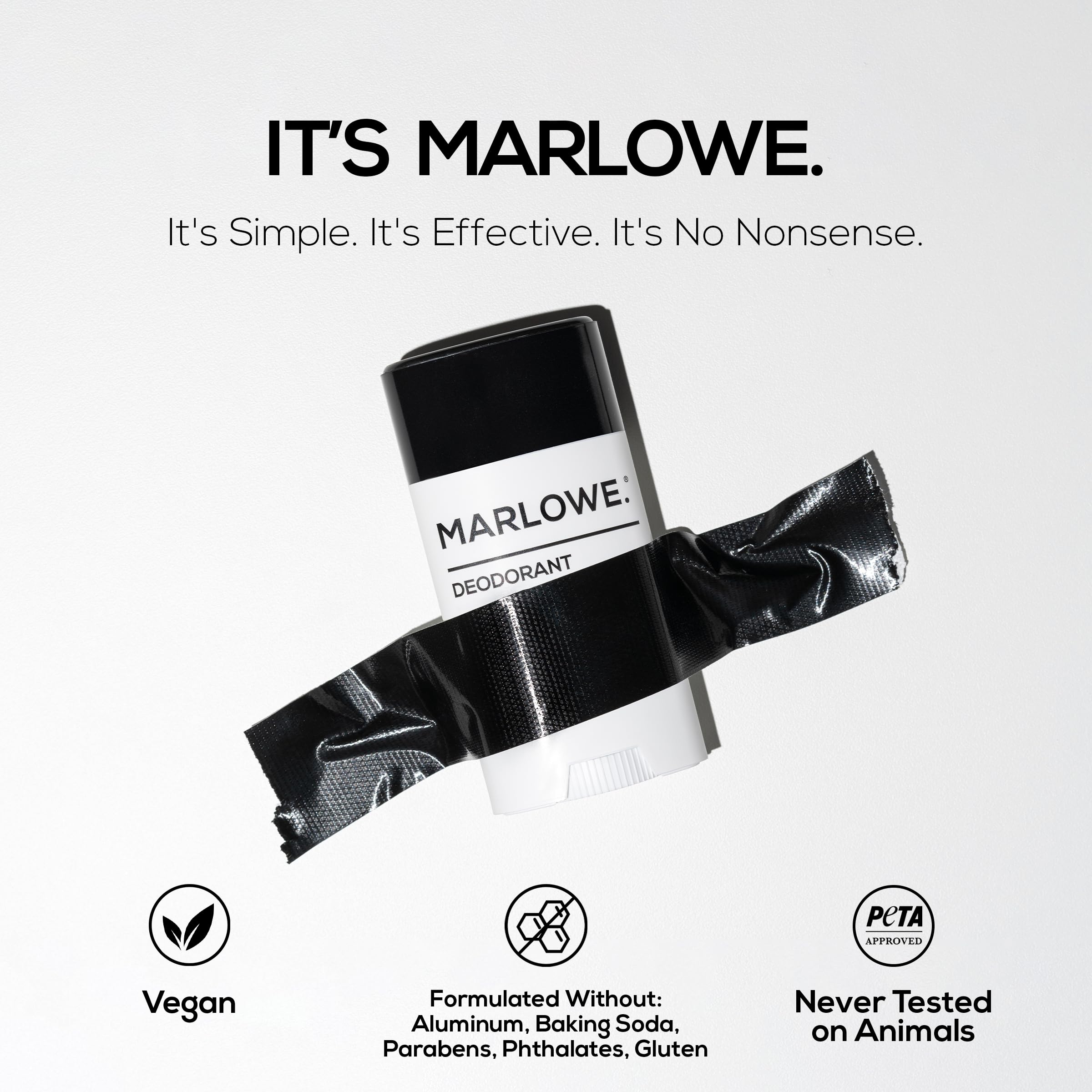 Applying MARLOWE No.024 after a shower for clean, confident daily wear.