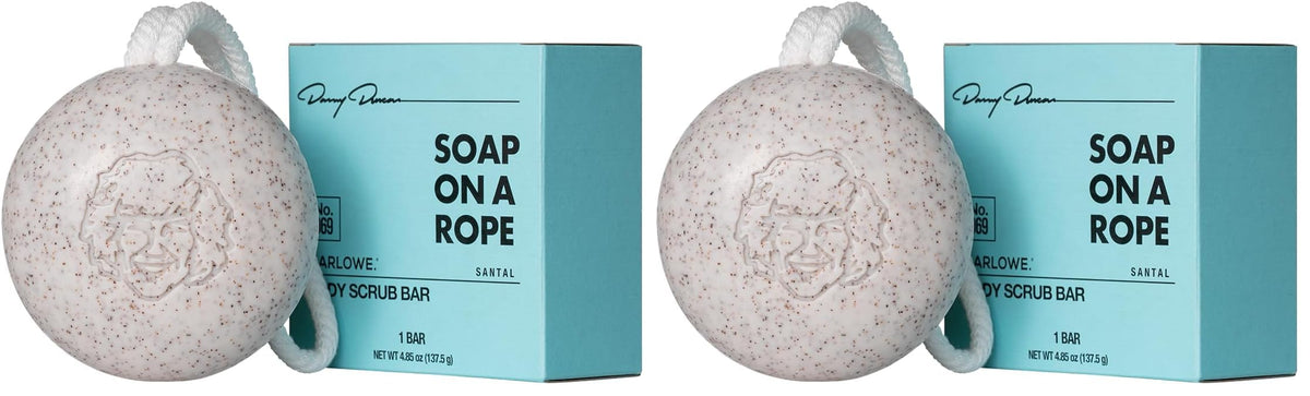 MARLOWE No.069 exfoliating soap on a rope with pumice for refreshed skin