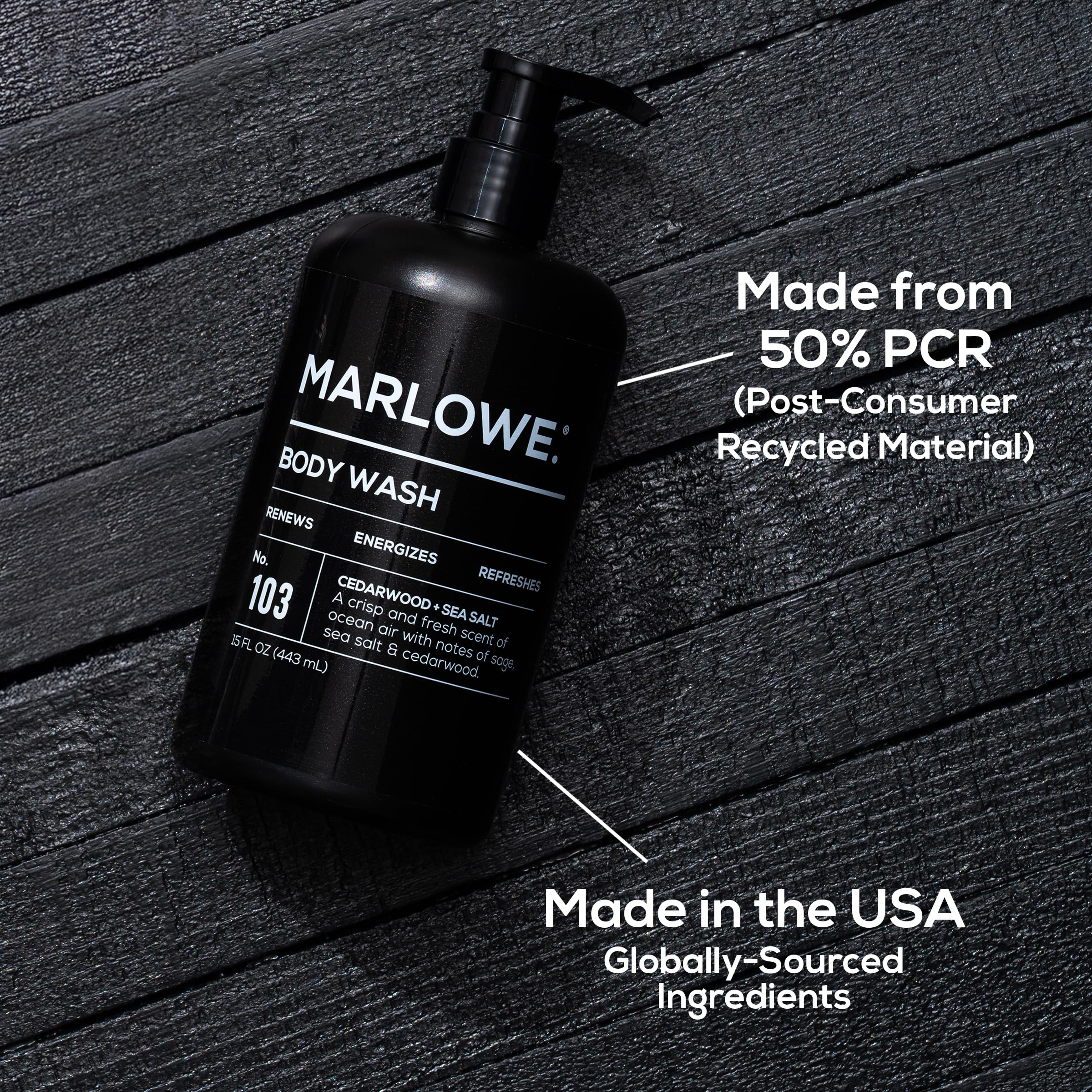 MARLOWE No.103 lemon-leaf scent note offers a bright, uplifting experience.