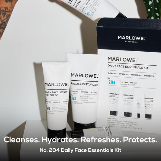 MARLOWE No121 facial cleanser close-up shows foam for daily cleansing