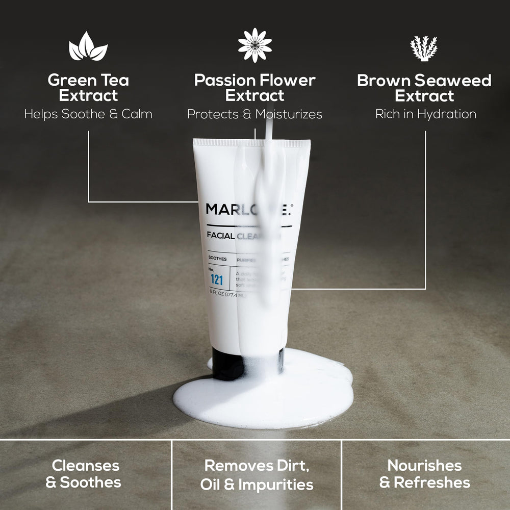 MARLOWE No. 121 vegan formula—paraben and SLS free skincare.