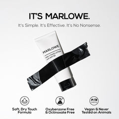 MARLOWE No 128 SPF 50 broad protection for outdoor days