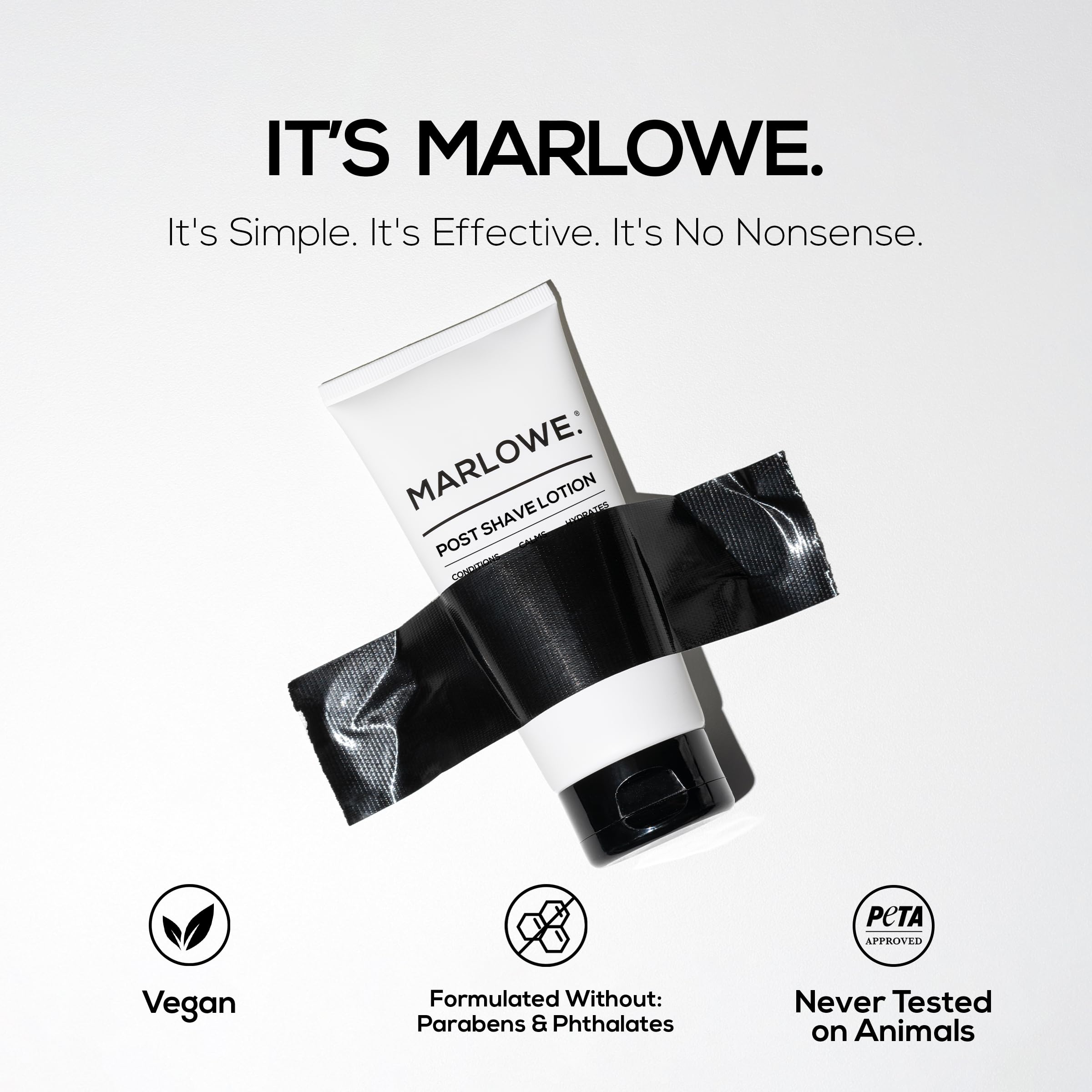 MARLOWE No. 144 green tea and algae ingredients hint at nourishing care.