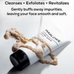 MARLOWE packaging with recyclable design highlighting sustainability.