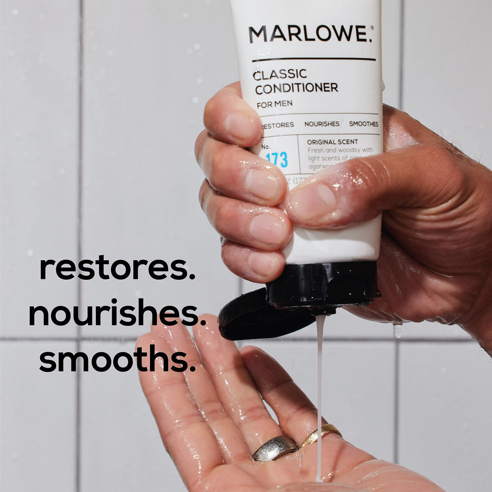MARLOWE woodsy scent bottle emphasizes pine and agarwood aroma