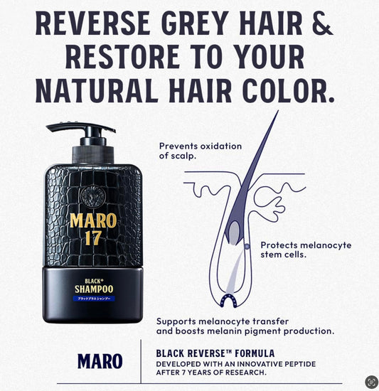 MARO17 Collagen Shot being dispensed for scalp revitalization and fullness.