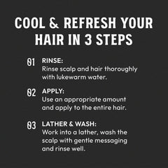 MARO17 Collagen Shampoo dandruff close-up highlights scalp care benefits.