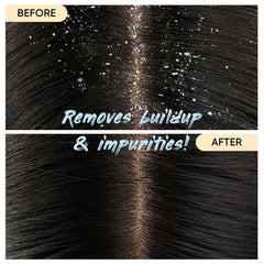 Mars Made Charcoal Shampoo Bar rich lather demonstrates gentle cleansing for hair.
