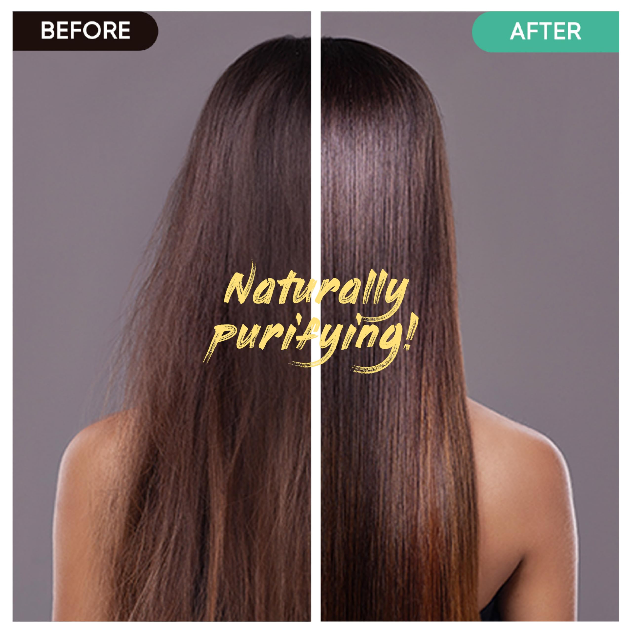Mars Made Tea Tree Shampoo Bar argan oil nourishes hair closeup.