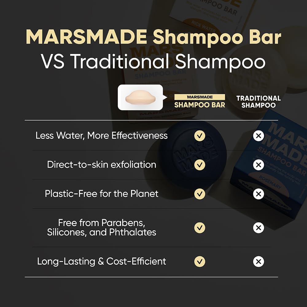 Mars Made Tea Tree Shampoo Bar menthol cooling effect on scalp.
