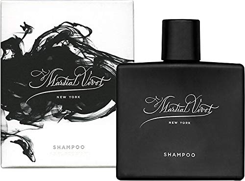 MARTIAL VIVOT packaging on shelf highlights sulfate-free and alcohol-free formula