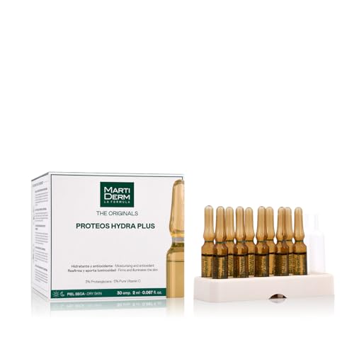 Martiderm Protoes Hydra Plus serum bottle delivering quick moisture boost