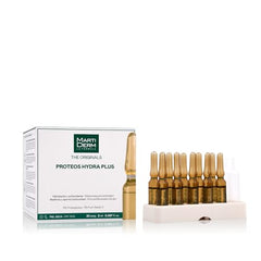 Martiderm Protoes Hydra Plus serum bottle delivering quick moisture boost