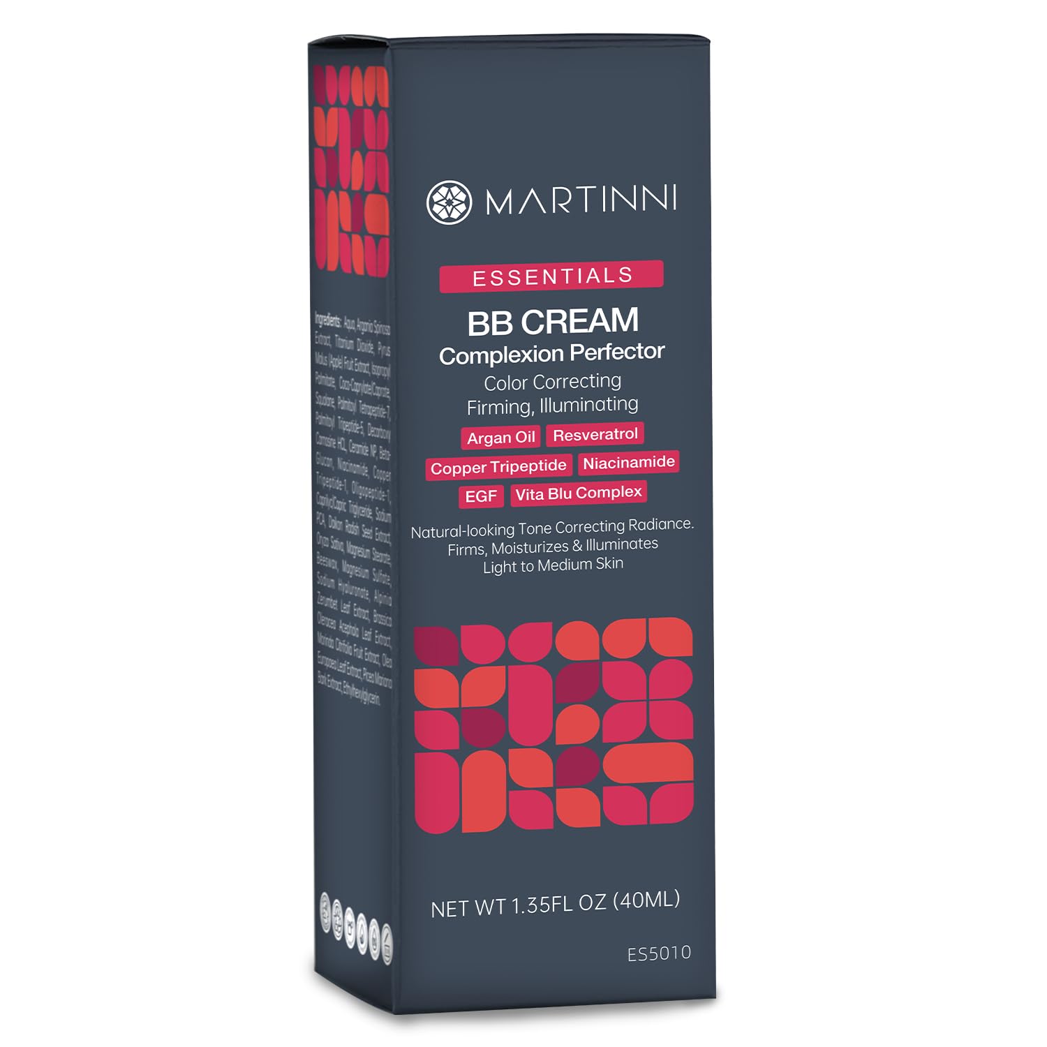 Martinni BB Cream swatch on light-medium skin for a natural blend.