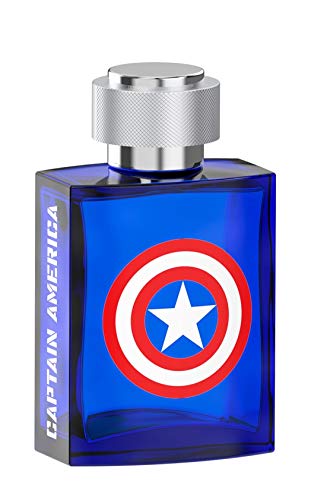 Marvel Captain America EDT product on shelf, display-ready and collectible.
