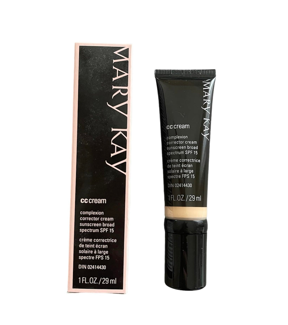 Mary Kay CC Cream Very Light bottle with SPF 15 offering light coverage for daily wear.