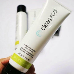 Mary Kay Clear Proof cleansing gel foam shows rich lather for gentle cleansing