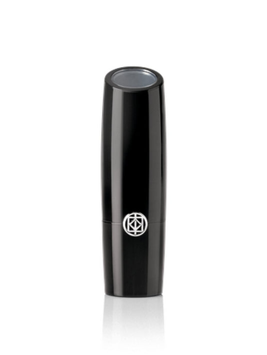 Mary Kay Gel Semi-Matte Lipstick Crushed Berry swatch demonstrates bold shade and smooth glide.