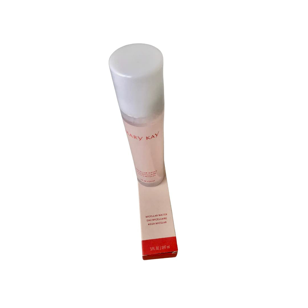 Mary Kay Micellar Water applied to the face for a gentle cleanse.