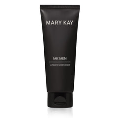 Mary Kay MK Men Advanced Facial Hydrator packaging shows a clean, masculine skincare solution.
