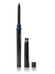 Mary Kay MK Signature Eyeliner Steely swatch demonstrates smooth glide and rich color.