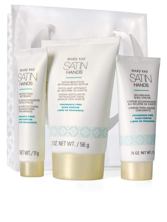 Mary Kay Satin Hands gift set, ideal for gifting and pampering.