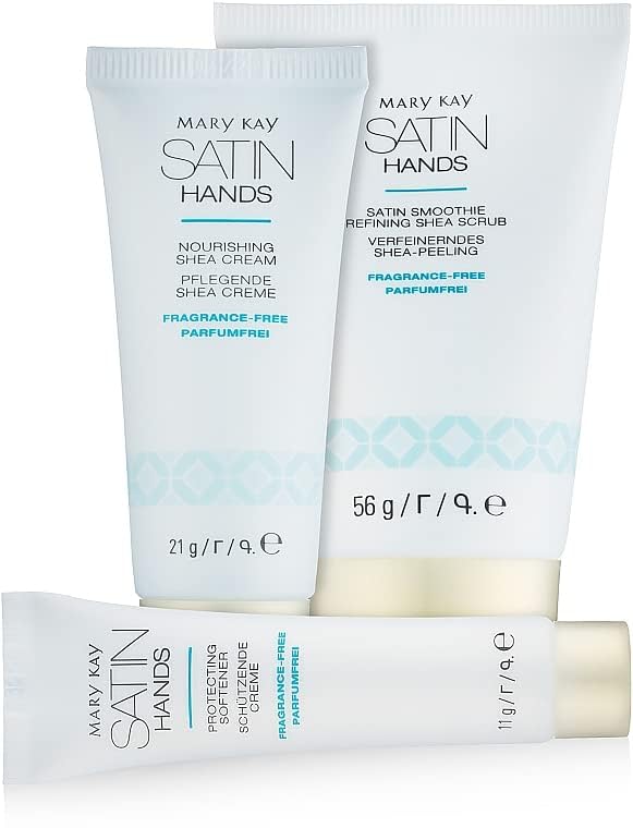 Mary Kay Satin Hands travel case ready for on-the-go care.
