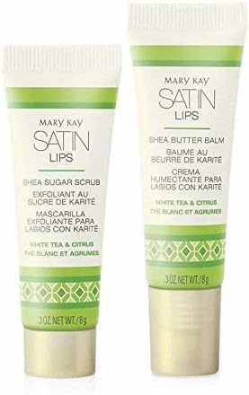 Mary Kay Satin Lips Shea Sugar Scrub softens and conditions lips for a silky feel.