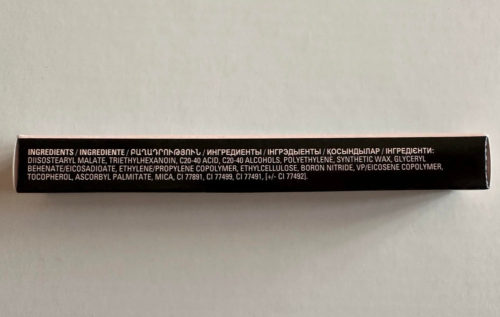 Mary Kay Signature Brow Liner Blonde swatches on skin show natural color
