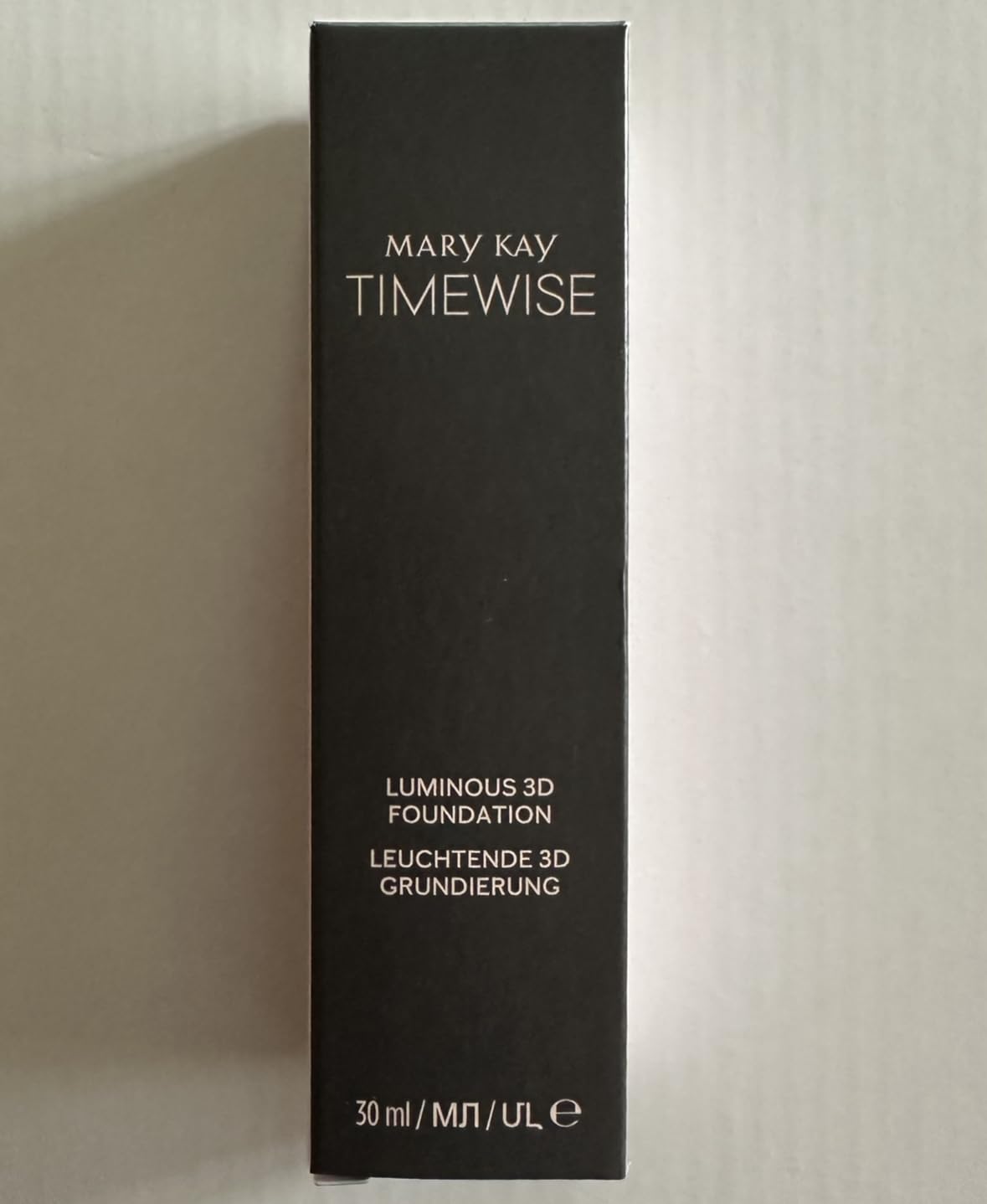 Finished look with Mary Kay TimeWise Luminous 3D Foundation shows soft, dewy radiance.