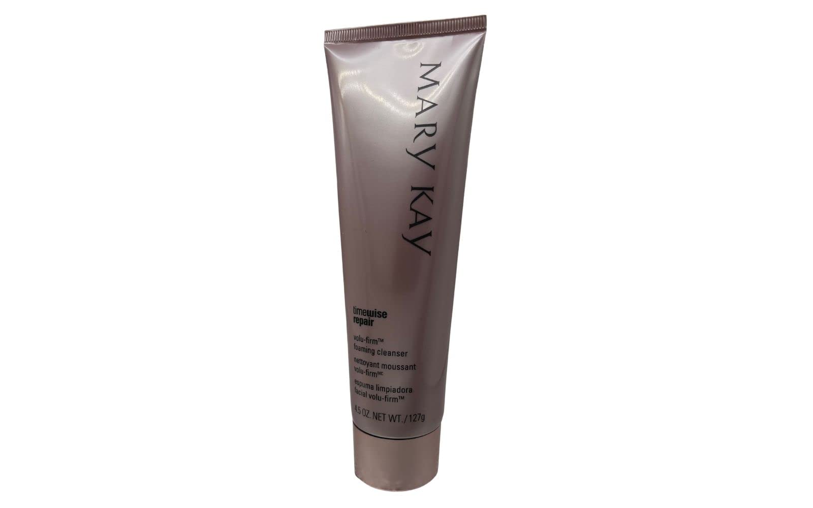 Mary Kay TimeWise Repair foaming cleanser rich lather close-up for gentle cleansing