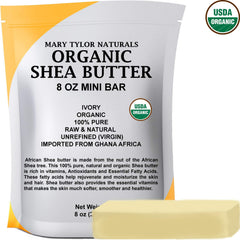 Mary Tylor Naturals Shea Butter 8 oz creamy texture, perfect for moisturizing routines.