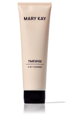 Mary Kay TimeWise 4-In-1 Cleanser for combination/oily skin bottle promoting gentle cleansing and light exfoliation.
