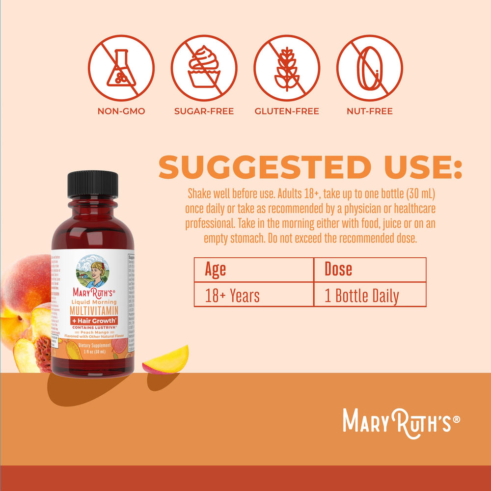 Eight-pack travel bottles from MaryRuth Organics for on-the-go nutrition.