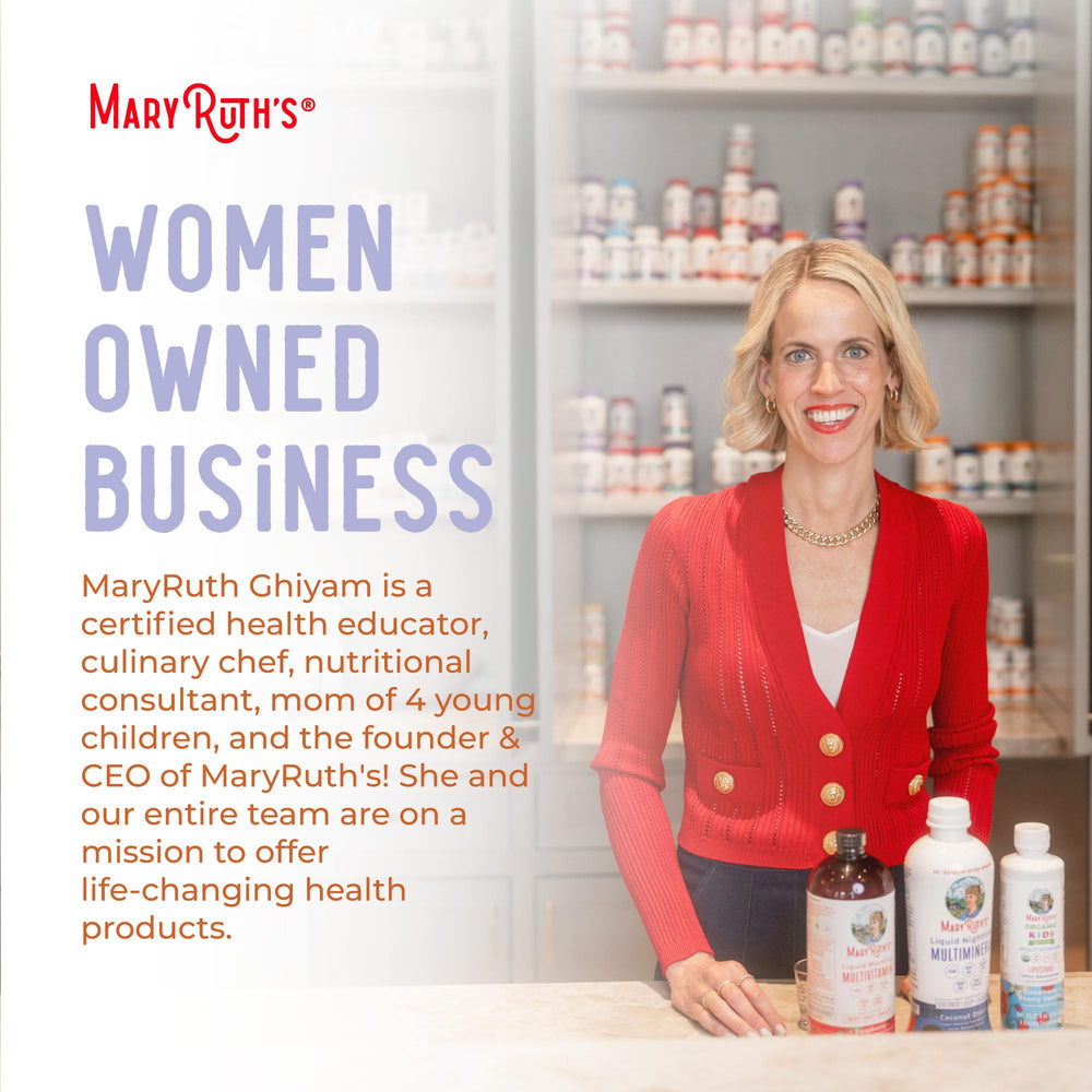 MaryRuth's Hair Growth MAX full-ingredient blend – transparency you deserve.