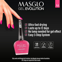 MASGLO Gel Evolution durability nails demonstrating wear resistance