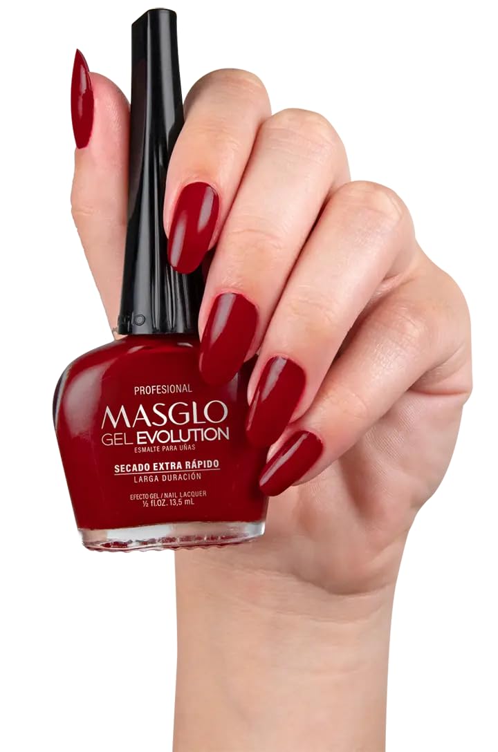 MASGLO Gel Evolution Nieve bottle with cool neutral shade