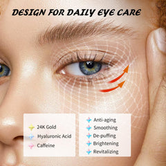 Maskiss pink caffeine under-eye patches help reduce dark circles and refresh tired eyes