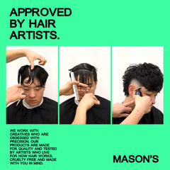 Mason’s Sea Salt Spray in action, creating beachy texture.
