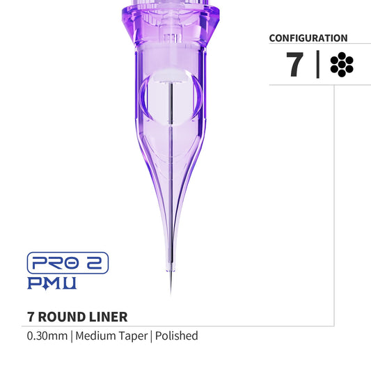 Mast PMU 0.3mm round liner for crisp lines and consistent pigment placement