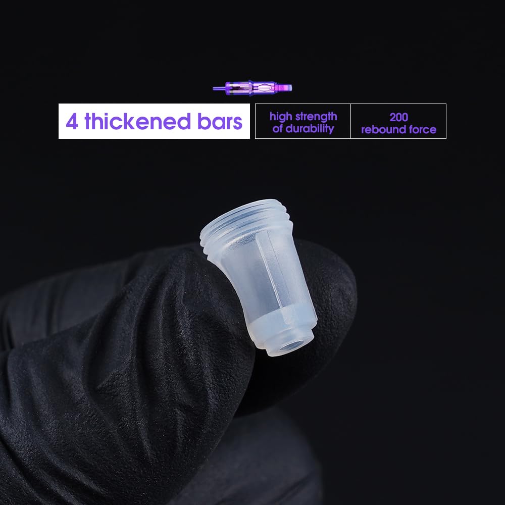 Clear bodies ease color changes and sanitation.